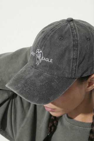 Woneagle Vintage Yıkamalı Unisex Füme "just The Eagle" Şapka Füme Füme