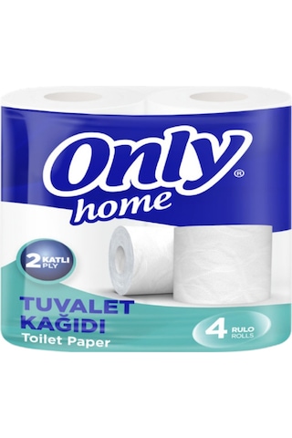 Only Home 2 Katlı Tuvalet Kağıdı 4'lü Only Home 2 Katlı Tuvalet Kağıdı 4'lü