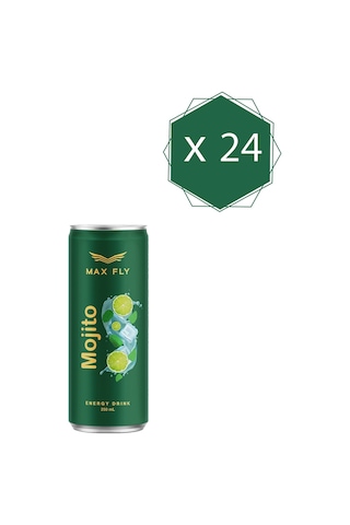Max Fly Mojito Enerji İçeceği 250 Ml 24 Adet