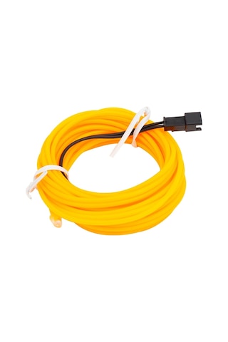 Powermaster Pm 6081 Neon Sarı 5 Metre İp Aydınlatma 5 V Usb Adaptörlü