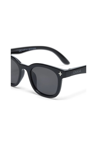 Okkialini Orlando Bambino Çocuk Güneş Gözlüğü Siyah 6-10 Yaş Siyah