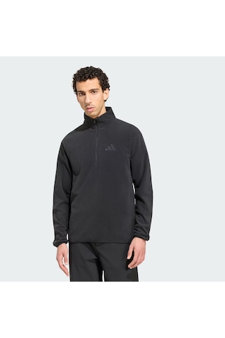 Adidas Terrex Multi Essentials Half Zip Erkek Polar Sweatshirt Kz1774 Siyah