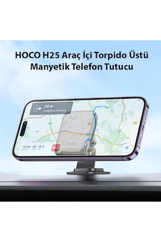 Hoco-h25 Araç İçi Torpido Üstü Manyetik Telefon Tutucu