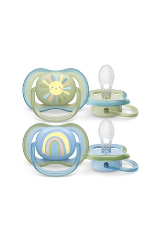 Philips Avent Ultra Air Emzik 0-6 Ay, 2'li Paket, Erkek Renkli
