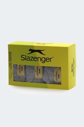 Slazenger He 3 Lü Set Erkek Gri Boxer Gri