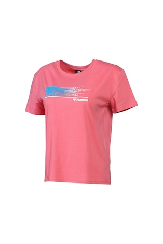 Hummel Mestan Kadın Pembe Bisiklet Yaka Tişört 911330-4318 Pembe