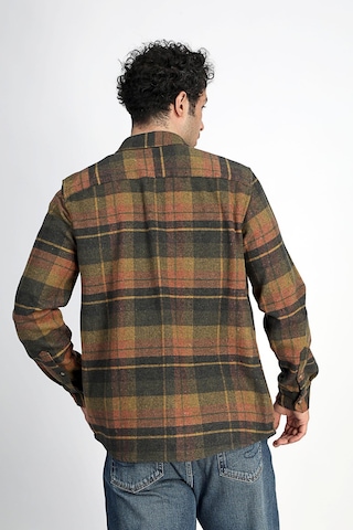 Lee Cooper Donas Erkek Dokuma U.kol Gömlek Hardal-20392 Hardal Ekose Hardal