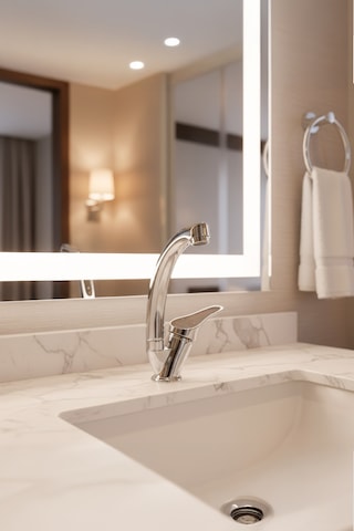 Decordem Banora Liza, Krom Kuğu Lavabo Bataryası, Paslanmaz Pirinç Gövde, Su Tasarruflu 360 Döner Musluk Krom