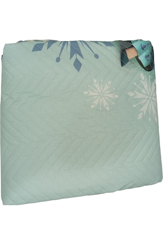 Özdilek Disney Kapitoneli Çok Amaçlı Nevresim Takımı Frozen Leaves Mint