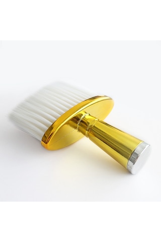 Berber Boyun Duster Temizleme Yüz Saç Fırçası Saç Kesme Süpürme Fırçaları Temizleyici Berber Aksesuarları Aracı Altın