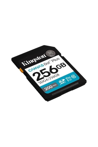 Kıngston 256gb Canvas Go+ Sdg4/256gb Sdhc Hafıza Kartı