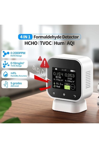 Fnırsı Sfd-02 4in1 Dokunmantik Hava Kalitesi Ölçüm Cihazı