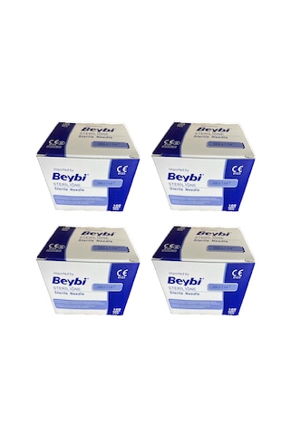 Beybi 22 G X 11/4" Steril Siyah Iğne Uç 100 Adet 4 Kutu Beybi 22 G X 11/4" Steril Siyah Iğne Uç 100 Adet 4 Kutu
