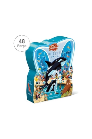Crocodile Creek Puzzle 48 Parça Akvaryumda Bir Gün