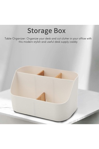 Masaüstü Kumanda Tutucu, Kozmetik Saklama Kutusu