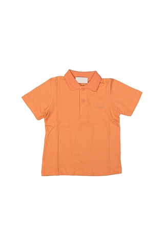 Polo Yaka Çocuk T-Shirt Turuncu