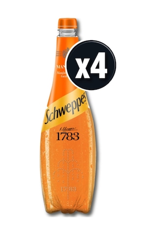 Schweppes Mandalina Aromalı Gazlı İçecek Pet 4 x 1 L