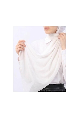 ALDAIYR 2 Adet Şapkalı Boneli Hazır Şal Hijab Sandy Krem - Vizon