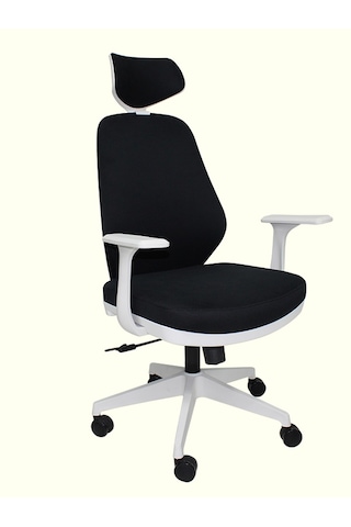 Apex White Pro Yönetici Koltuğu Ofis Koltuğu Siyah