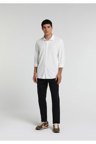 Colin's Colins Regular Fit Shirt Neck Düz Erkek Beyaz Uzun Kol Gömlek Cl1082019 Q1.v1 Ofw