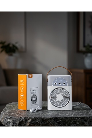 Mini Usb Klima Fan 3 Kademeli Spreyli 500ml Su Deposu Uczzzf9fan-3