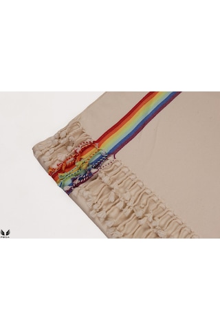 Pega 2'li Set Rainbow Peştamal 90x170 Cm&peşkir 45x90 Cm %100 Koton Gökkuşağı Plaj&el/baş Havlusu Gökkuşağı