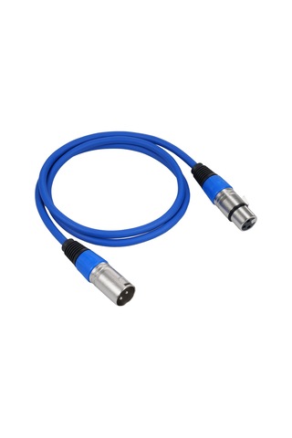 Youmex Profesyonel Dmx512 Ve Mikrofon Bağlantı Kablosu - 1 Metre Renkli Xlr Kablo