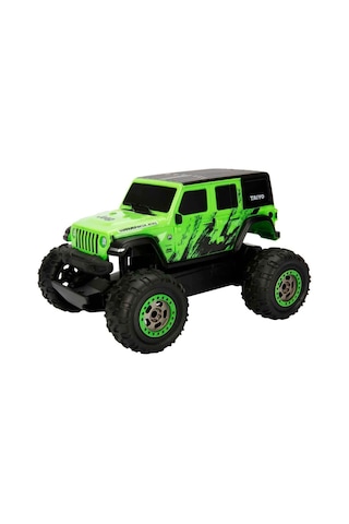 1:22 Taiyo Jeep Uzaktan Kumandalı Araba 15014 Jeep Wrangler Yeşil S00041454 Çok Renkli