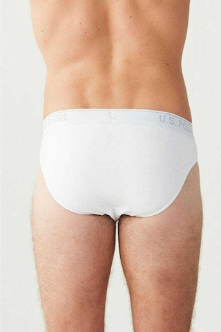 U.S. Polo Assn. U.S Polo Assn. 83057 Erkek 3 Lü Boxer-Beyaz - L