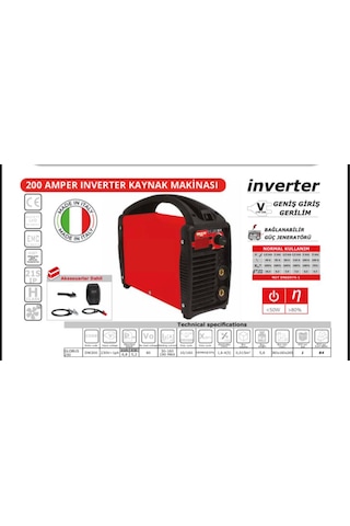 D-force 200 Amper İnverter Kaynak Makinası
