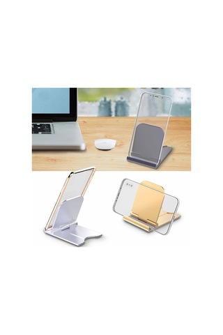 Cbtx B10 Duvara Monte Telefon Tutacağı Yumruksuz Banyo Ayarlanabilir Açılı Tablet Standı - Gümüş+gri