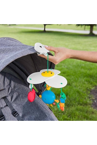 Fisher Price Mutlu Dünya Eğlenceli Bebek Arabası Oyuncağı Dönence