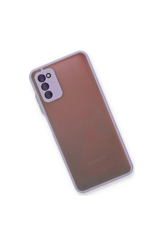 Cosmotex Newface Samsung Galaxy Uyumlu A03s Kılıf Montreal Silikon Kapak - Mor