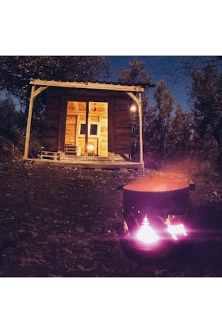 Siyah Küçük Doğa Orman Şöminesi Orcamp Ds-270 Siyah