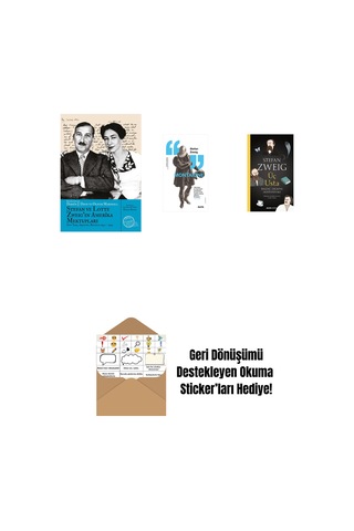 Stefan Ve Lotte Zweig In Amerika Mektupları + Montaigne + Üç Usta + Okuma Sticker'ları