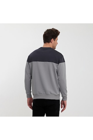 Twobull HELSİNKİ Erkek Füme / Taş Sweatshirt