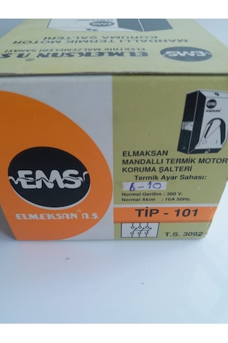 EMS(6-10AMPER) TERMİK KORUMALI MANDALLI ŞALTER