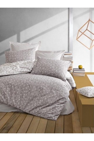 Cotton Box Minimal Çift Kişilik Nevresim Takımı Mottle Vizon (433784211) Vizon
