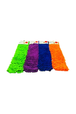 60cm.yedek Mikrofiber Renkli Makarna Mop Bx40 000 Açık Krem