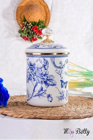 Mıss Betty 8324 Blue Lıfe Kavanoz 15cm Mavi
