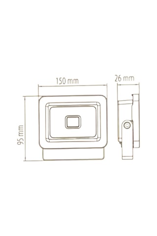 Horoz 068-008-0030 Pars-30 Led Projektör 30w Beyaz Işık