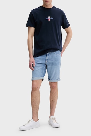 Tommy Jeans Logolu Pamuklu Regular Fit Bisiklet Yaka T Shirt Erkek T Shirt Dm0dm22532 C1g Lacivert
