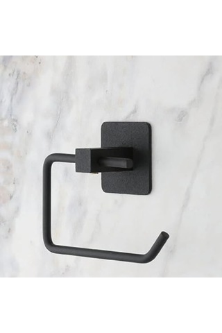 Yapışkanlı Tuvalet Kağıtlığı,tuvalet Kağıdı Askısı,tuvalet Kağıdı Tutucu,modern Tasarım,siyah, Metal,de Çok Renkli