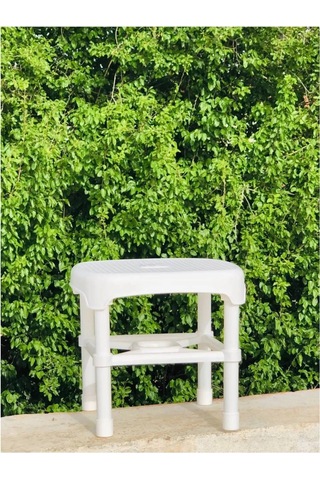 Demir Ayaklı Banyo Taburesi