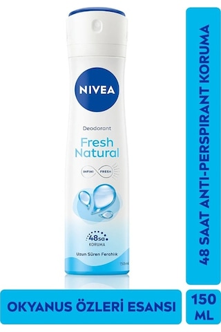 Nivea Fresh Natural Kadın Sprey Deodorant 150 ML