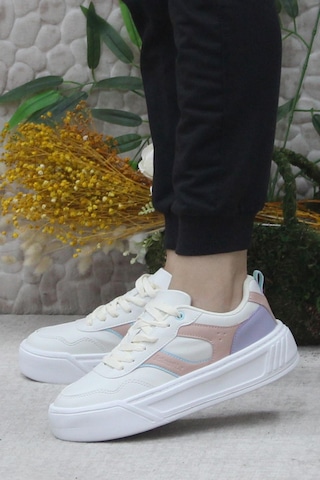 Kinetix Adexa Pu W Bej Hafif Rahat Sneaker Kadın Ayakkabı 001