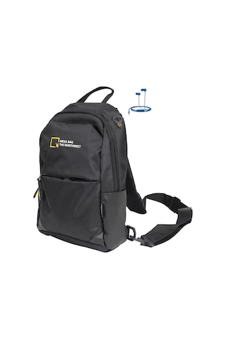 M 1005 Mega Bag Unisex Göğüs Çapraz Çanta, Body Bag Siyah