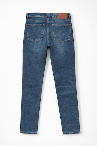 Bluew White Kadın Düz Kesim Düz Paça Straight Fit Mavi Jean Pantolon
