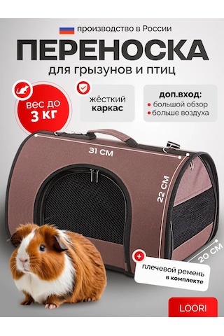 Loorı Kemirgenler, Kuşlar Ve Fareler İçin Taşıma Kafesi 31x20x22 138693990