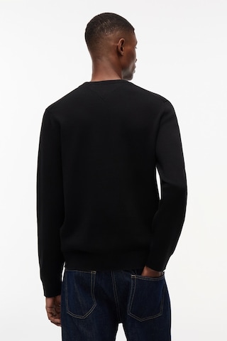 Tommy Hilfiger Tjm Slım Ess Lıght Sweater Ext Erkek Siyah Kazak - Dm0dm22853